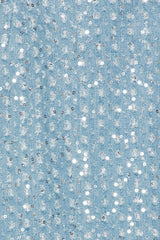 Sequin Denim Corset Dress